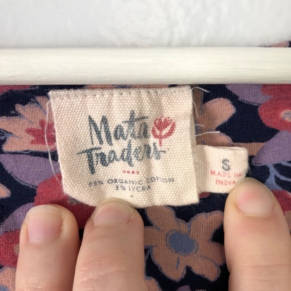 Mata Traders Pink Purple Floral Swing Mini Dress Size Small - Picture 3 of 10